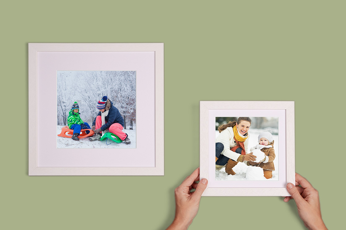 Foto im Rahmen